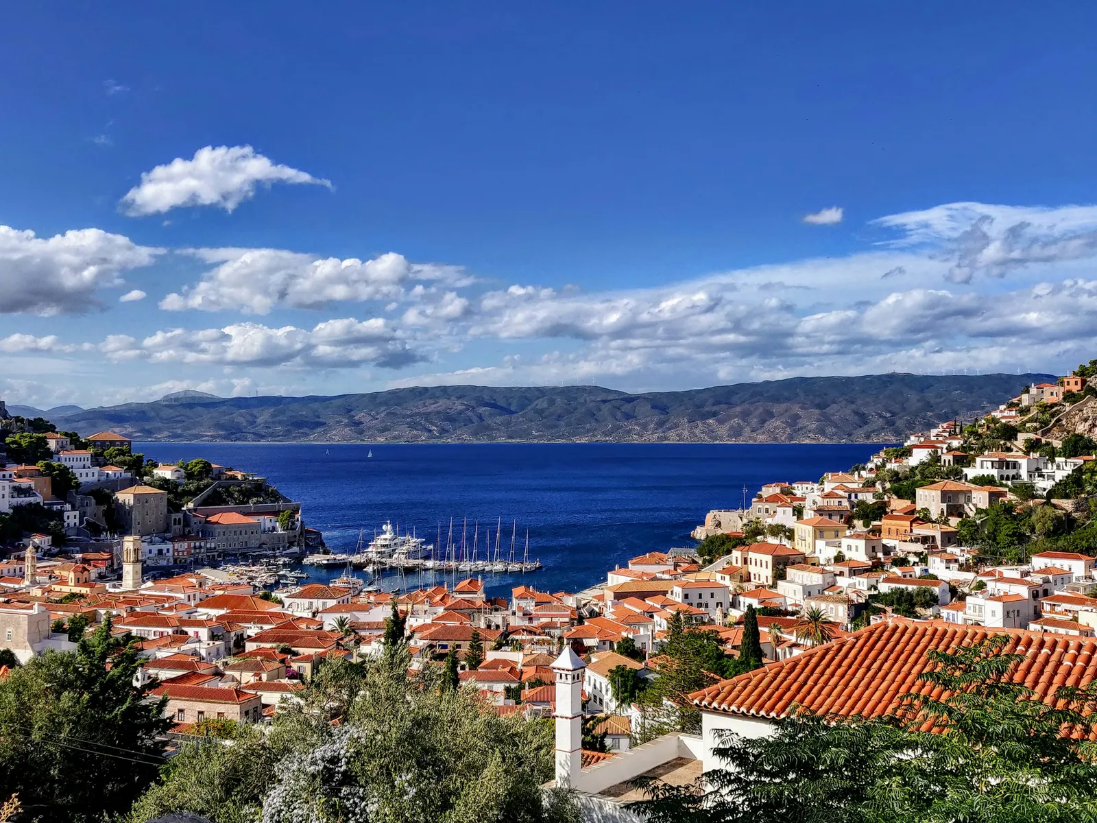 Hydra port, Greece