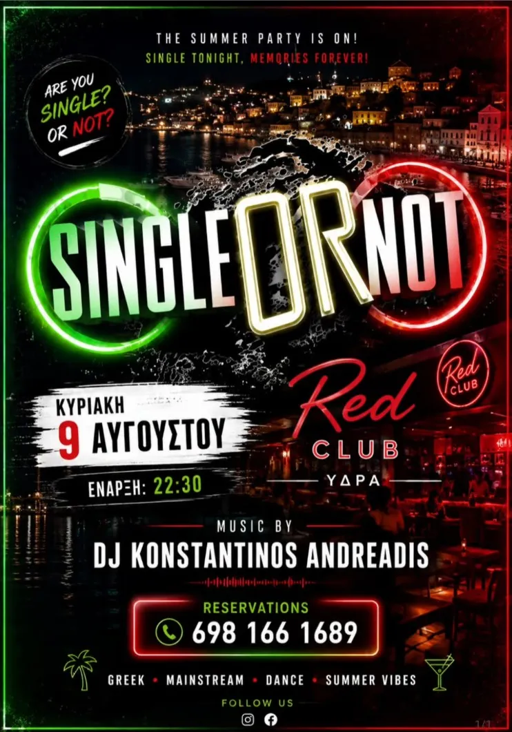 Single or Not — Sommerparty im Red Club